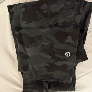Lululemon Black Camo Leggings